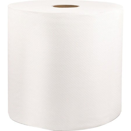 Livi Hardwound Paper Towels, Continuous Roll Sheets, White, 6 PK SOL46528